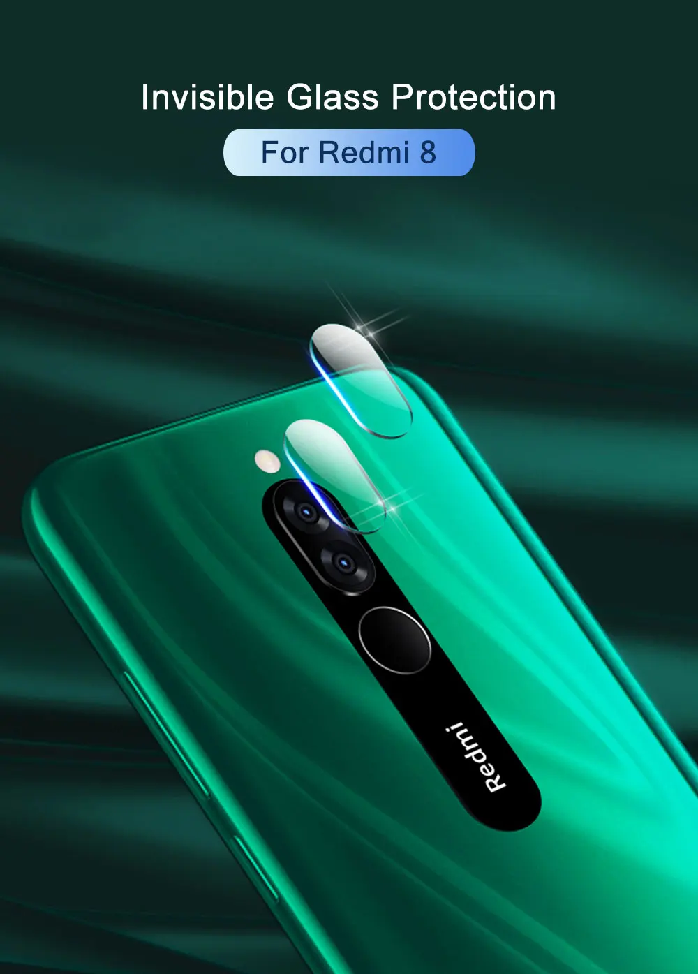 2 шт Стекло для Xiaomi Redmi 8 камера объектив пленка для экрана из закаленного стекла для Redmi 8A 8 A стеклянная задняя защита прозрачная Pantalla