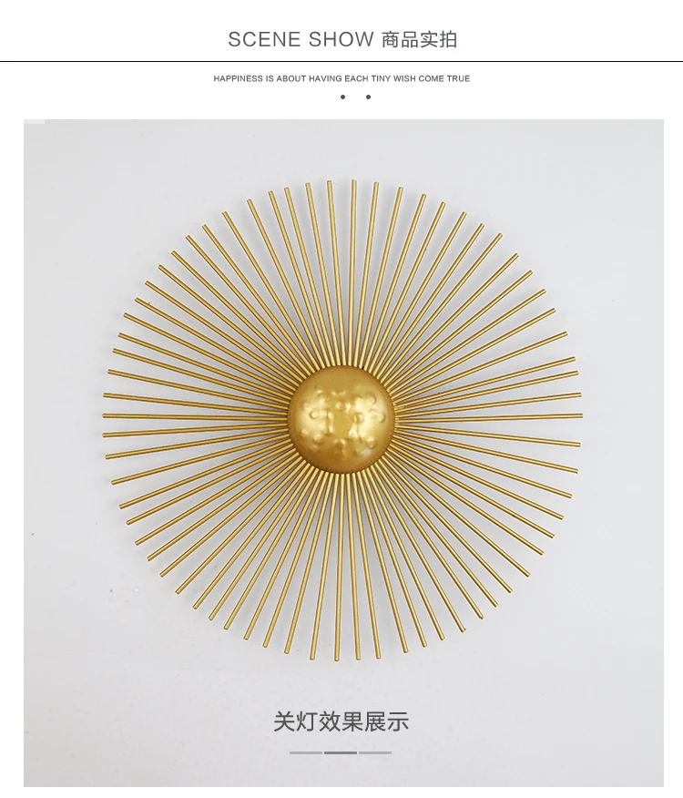 designer wall lights Gold Luxury Wall Lamp Background Home Indoor Living Room Bedroom Creative Fashion Lighting Modern Glass Ball Lights LED plug in wall sconce