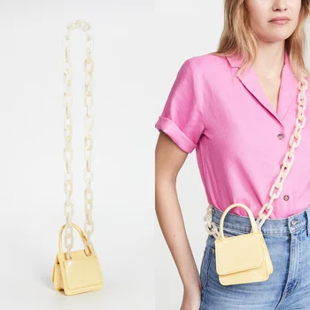 

Crocodile Pattern Mini Portable Small Square Bag 2020 Niche Fashion New Acrylic Shoulder Strap Crossbody Bags Fashion Handbags