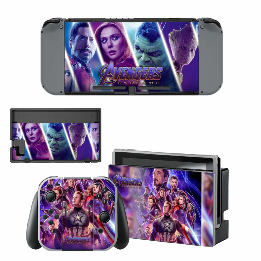 Мстители, супер герой, rend Switch Skins, наклейка nintendo switch для консоли nintendo Switch Joy-con, контроллер