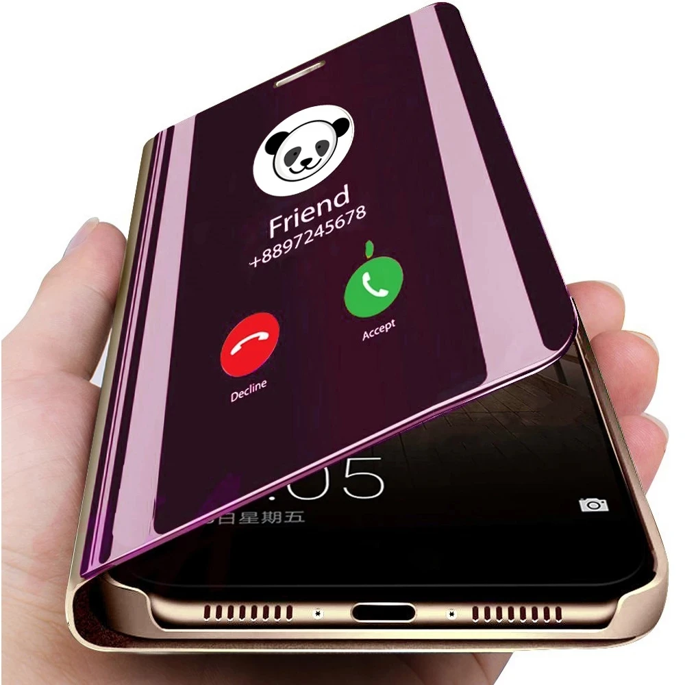 Умный зеркальный чехол для Samsung Galaxy S20 Plus Ultra S10 5G S10E S9 A71 A51 A41 A21 A11 A9 A8 A7 2018 A30 A40 A50 A70Cover