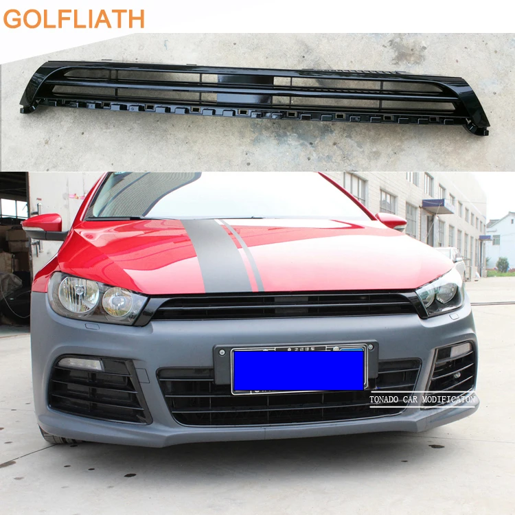 GOLFLIATH для Scirocco R передний бампер решетка центральный гриль верхняя подходит VW