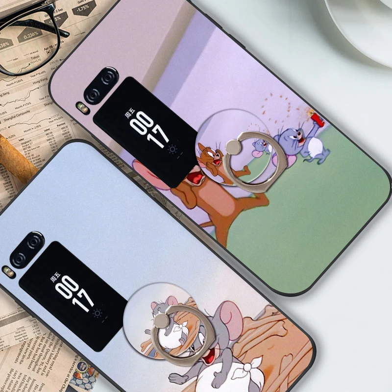 Мягкий силиконовый чехол для Meizu U10 U20 E M3E E2 E3 милый держатель кольца мыши Pro 6 7 Plus Pro6