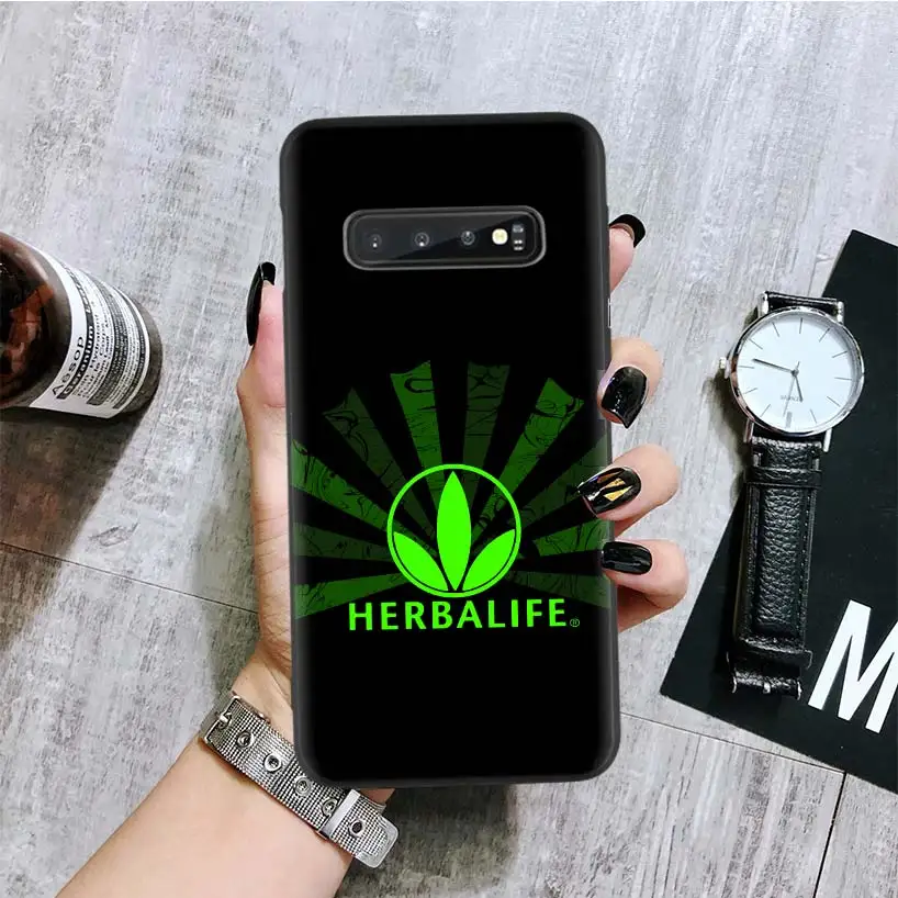 Herbalife черная крышка чехол для телефона для samsung Galaxy A50S A10S A20S A10 A20E A30 A40 A50 A70 M40 M30S A80 корпус под плетенную сумку - Цвет: BA056-7