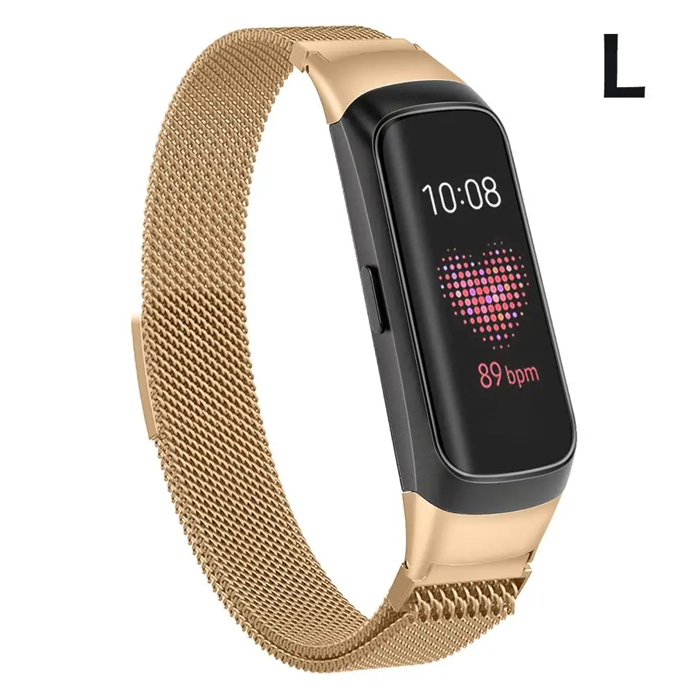 Миланский ремешок из нержавеющей стали с магнитной пряжкой для SAMSUNG Galaxy Fit SM-R370