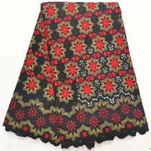 Tissu африканская кружевная ткань швейцарская вуаль кружево высокое качество нигерийское швейцарское сухое кружево с камнями парчовая ткань 5 ярдов/партия