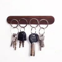 Wooden Magnetism Hanger For Keys Multi-Function Magnetic Feed Vintage Home Decor Coat Hooks Rack Home Organizer Tools Wall Decor 1