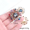 Pomlee 4 Colors Choose Rhinestone Vintage Fireworks Brooches For Women Coat Elegant Brooch High Quality Jewelry Autumn Pins ► Photo 2/6