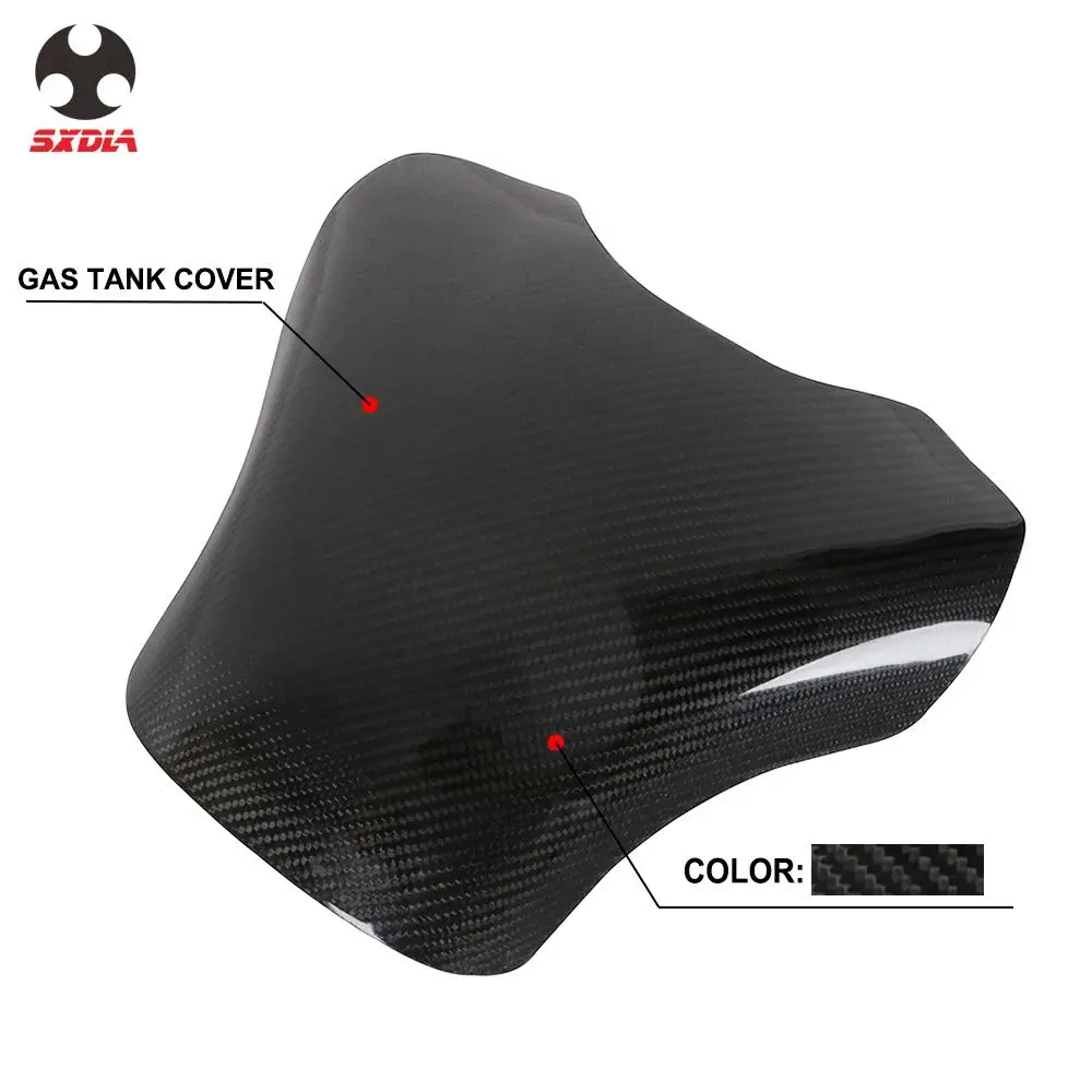 

Black Carbon Fiber Oil Fuel Gas Tank Cover Guard Protection For YAMAHA YZF R1 YZFR1 2009-2014 2010 2011 2013 2012 Motorcycle