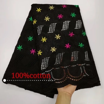 

African Cotton Lace Fabric 2019 High Quality Swiss Voile Lace In Switzerland Embroidery Swiss Voile Lace Fabric Breathable