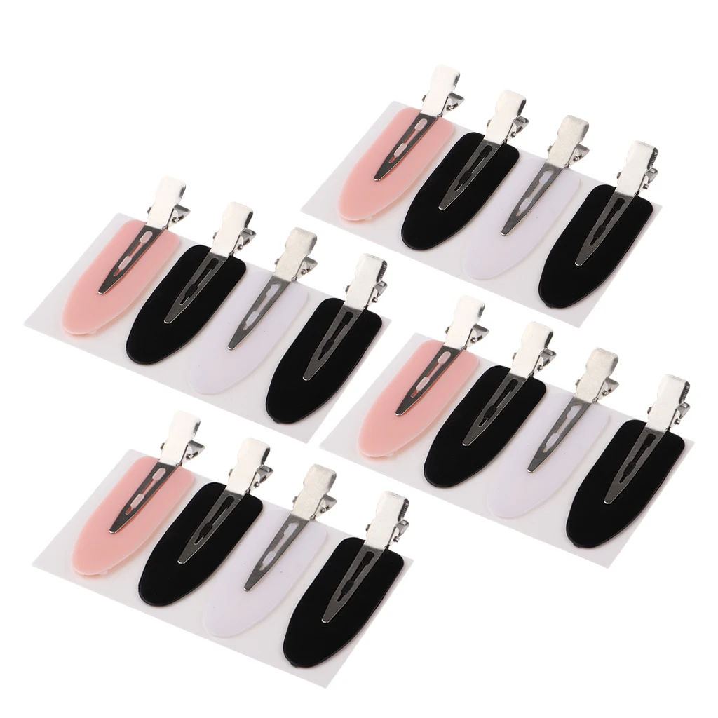 16 Pcs Women No Bend Hair Clips, Pin Curl Clip, Makeup No  Hair Clip Set, for Home Salon Hairdressing Styling Clamp Tools