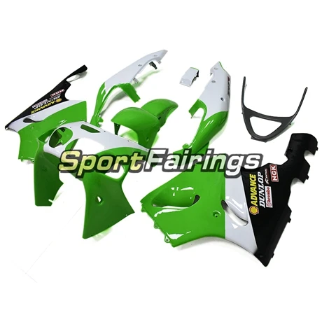Корпус для Kawasaki ZX7R 1996 1997 1998 1999 2000 2001 2002 2003 ZX-7R CoversABS пластиковые корпуса мотоцикла Зеленый Белый Черный - Цвет: As Pictures Shown