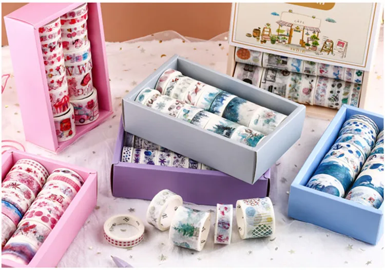 16-8pcs-box-cute-cartoon-tape-DIY-decorative-creative-girl-heart-tape-photo-album-decorative-tape