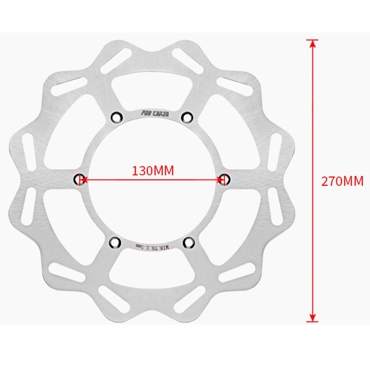 

Motorcycle 270mm Front Rear Brake Disc Rotor For Yamaha YZ250F YZ450F WR250F WR450F 2001-2021 YZ125X YZ 400F 426F 250X