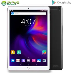 Tablette Pc Android 7.0 3G de 10 pouces, avec verre trempé, fonction appel téléphonique, double SIM, Google Play, WiFi, Bluetooth, GPS 