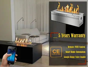 

hot sale 24 inches smart fireplace remote ambient indoor wall insert