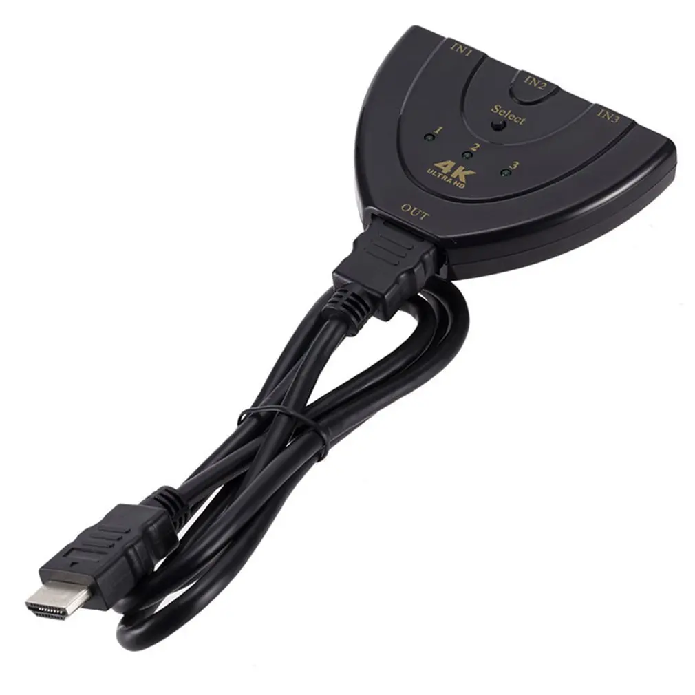HDMI один в три Конверсионный кабель HDMI переключатель ремня линия три в один из свиньи хвост кабель HD 1080P