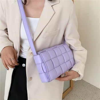 

Women Solid Color Small Square Bags Fashion Quality Leather Shoulder Crossbody Bag Elegant Girl Messenger Bags Channels Handbags