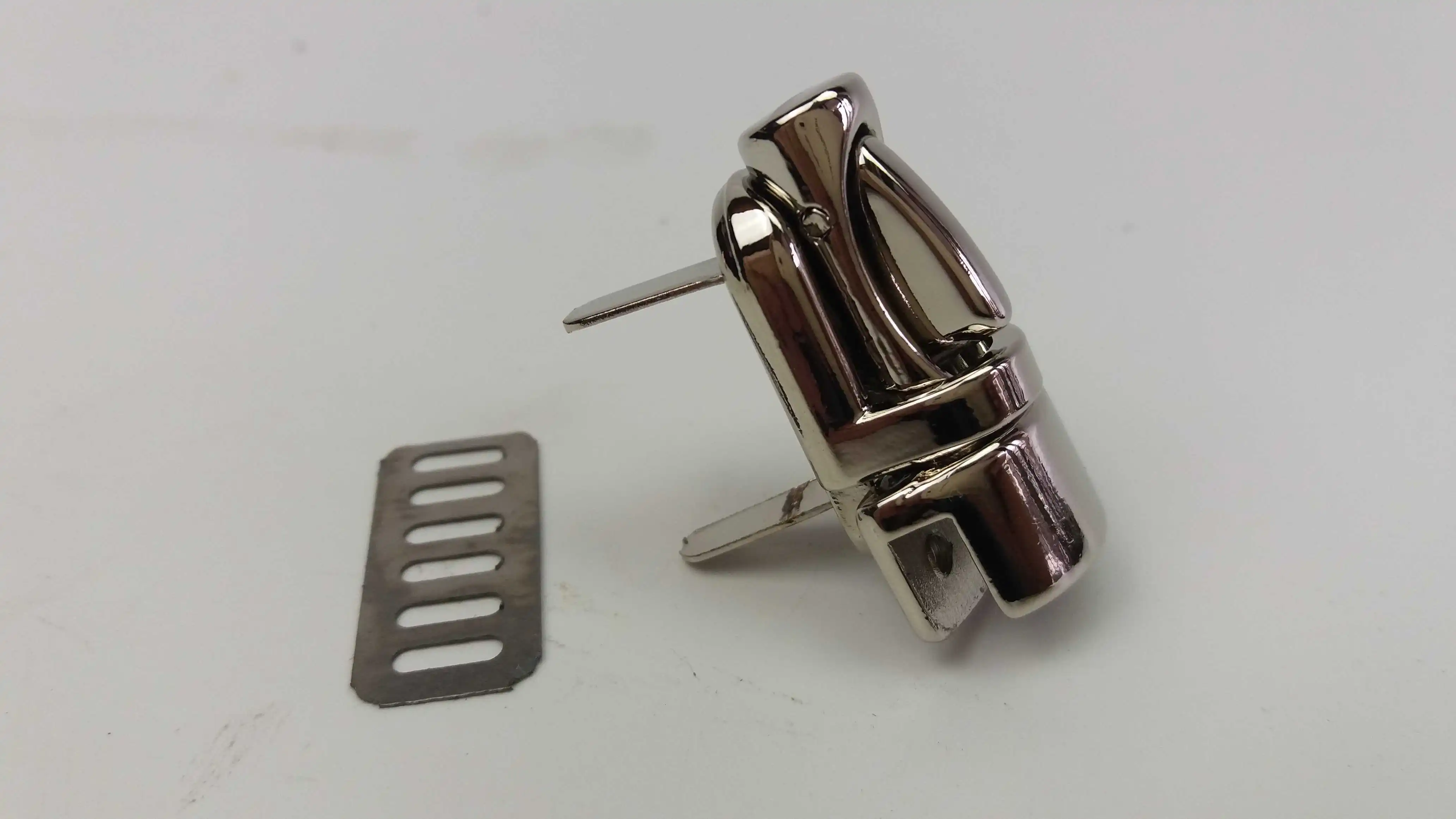 Посылка, замок, замок, сделай сам, конверт, вставка, замок, 5 цветов, 1,9*3,4 см, аксессуары для сумок, модные детали - Цвет: Bag lock white