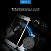 Bluetooth беспроводной передатчик телефон музыка синхронизация воспроизведение аудио Hands-Free адаптер вызова офисные принадлежности 48,2x48,2x12,7 мм