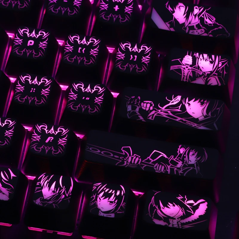 1 conjunto high-end backlit keycap para fate