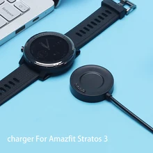 Портативная зарядная док-станция зарядное устройство для Amazfit Stratos 3 Смарт-часы usb зарядный кабель магнитно фиксируется для Amazfit A1928