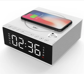 

New Wireless J21s Alarm Clock Sound Gift Fashion Creative DIY Bluetooth Speaker EY220