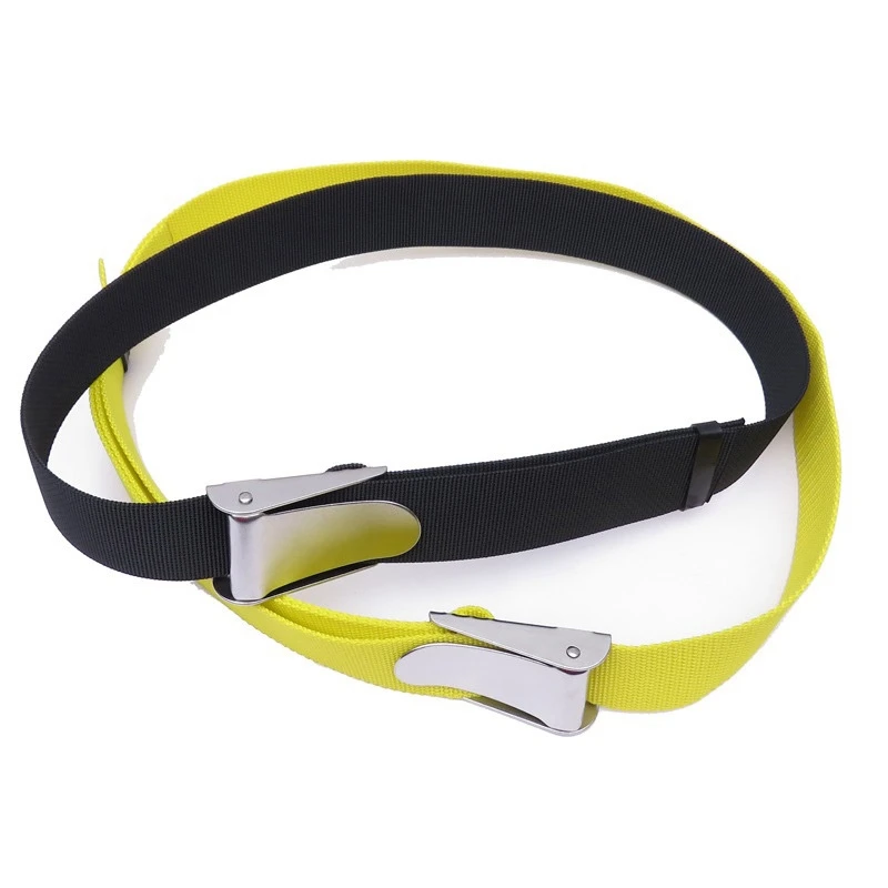 2 Pcs 1.8M Adjustable Scuba Diving Weight Belt bing Strap Stainless