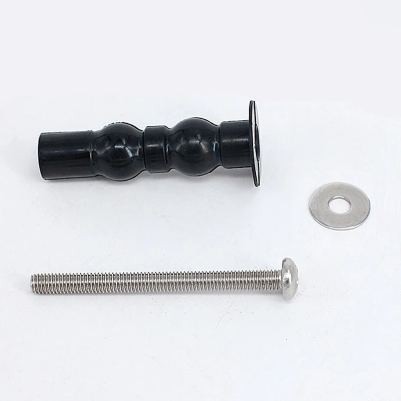 K1KA 2x Toilet Seat Fixing Screwbolts with Two Expandable Ball Universal Toilet Lid Expansion Screw Hardware Fix Accessories
