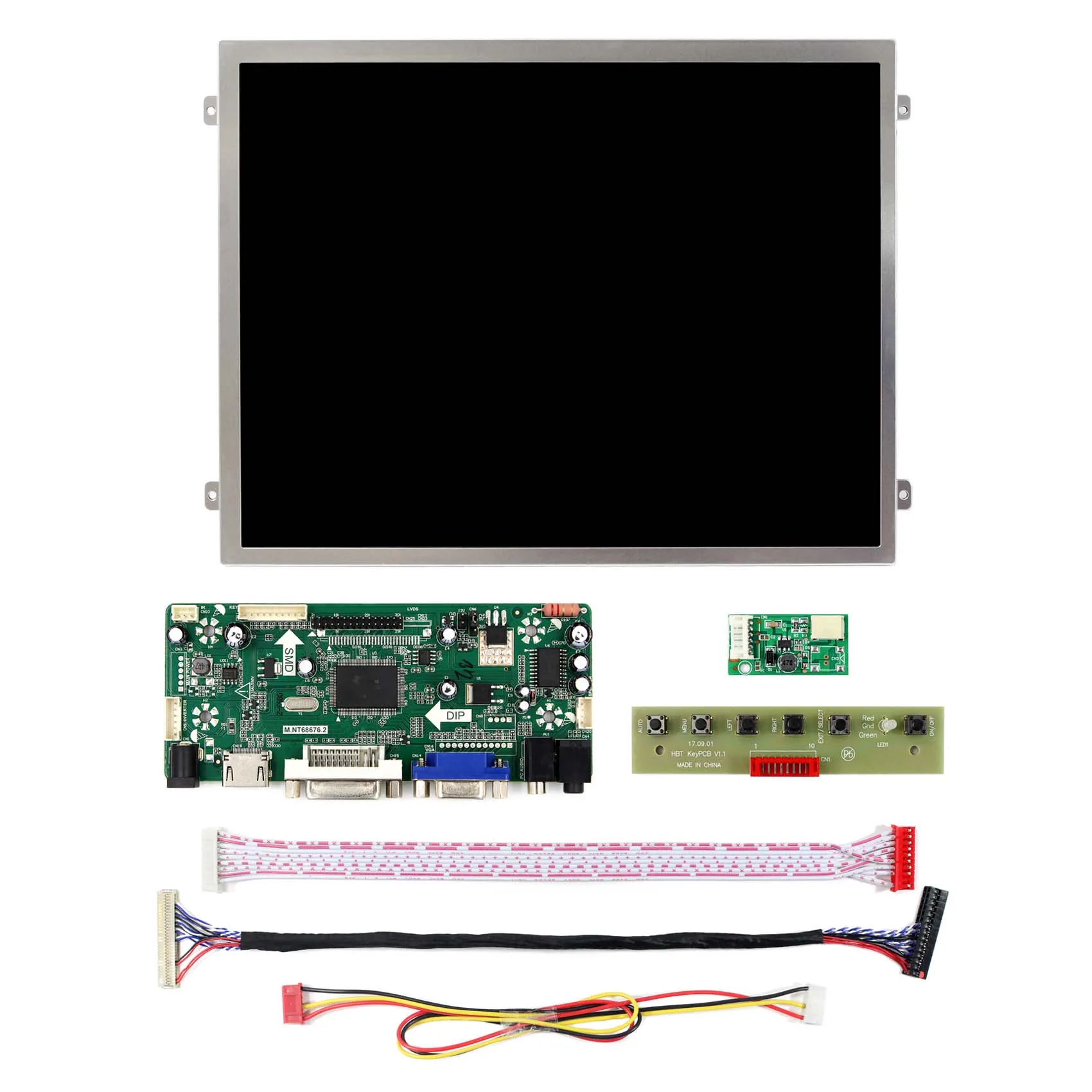 10,4 дюймов 1024x768 ips ЖК-экран VS140T-003A с HDMI VGA DVI ЖК-плата контроллера M. NT68676
