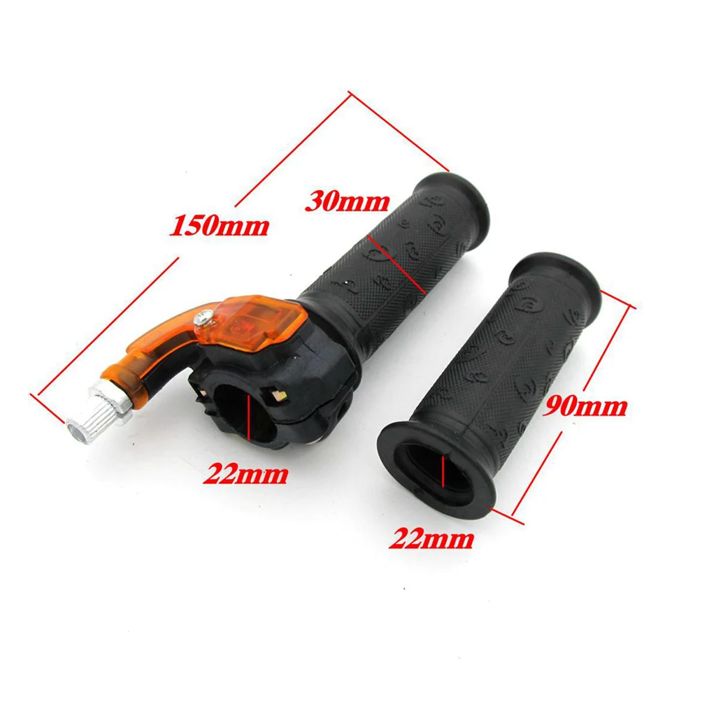 ATV Grip 7/8 ''22 мм поворотная ручка дроссельной заслонки ручки для 43 47 49cc двигатель мини карманный Байк ATV Quad ATV аксессуары