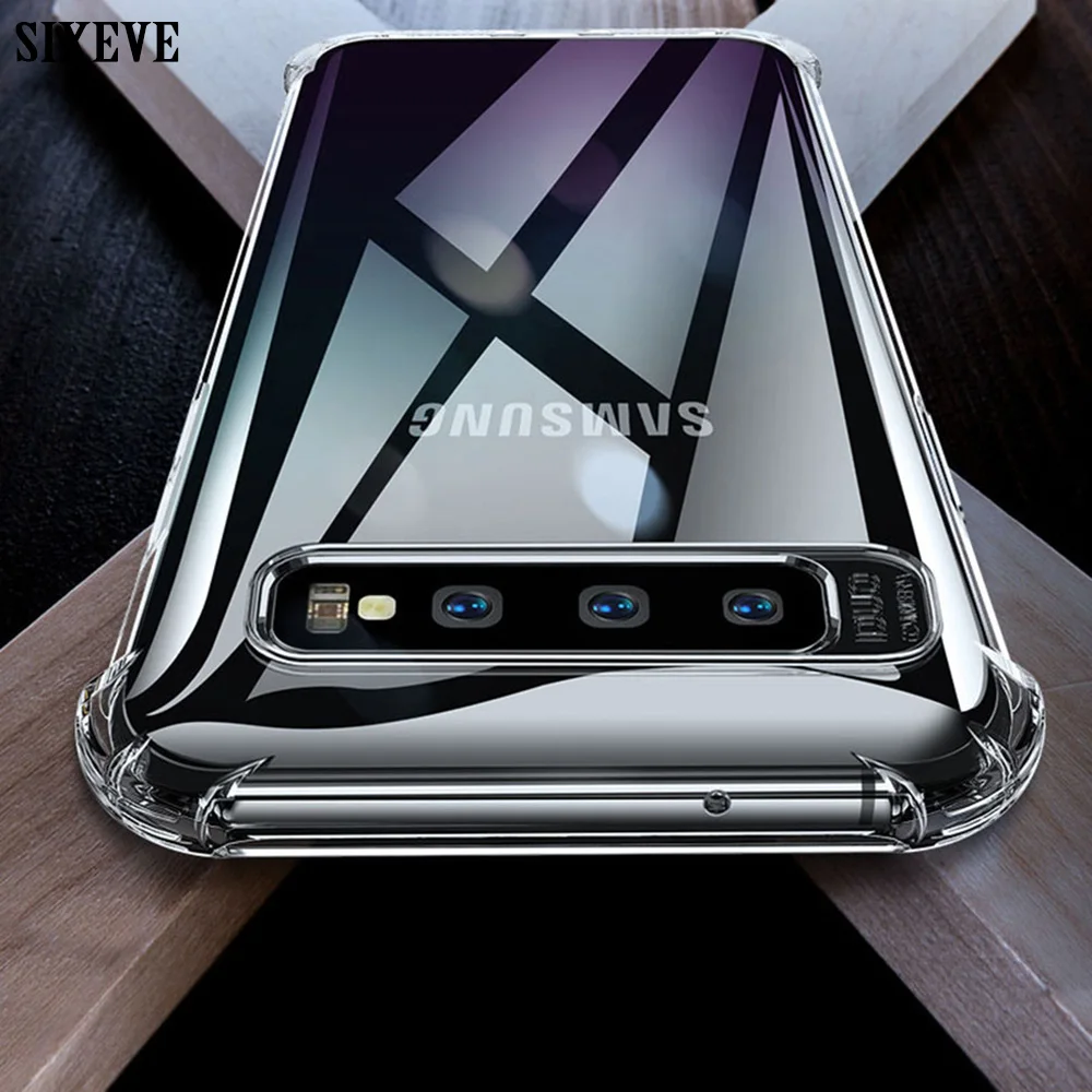 Роскошный мягкий Силиконовый противоударный Прозрачный чехол для samsung Galaxy S8 S9 S10 Plus Note 9 10 Pro M30 A10 A20 A30 A40 A50 J8 крышка