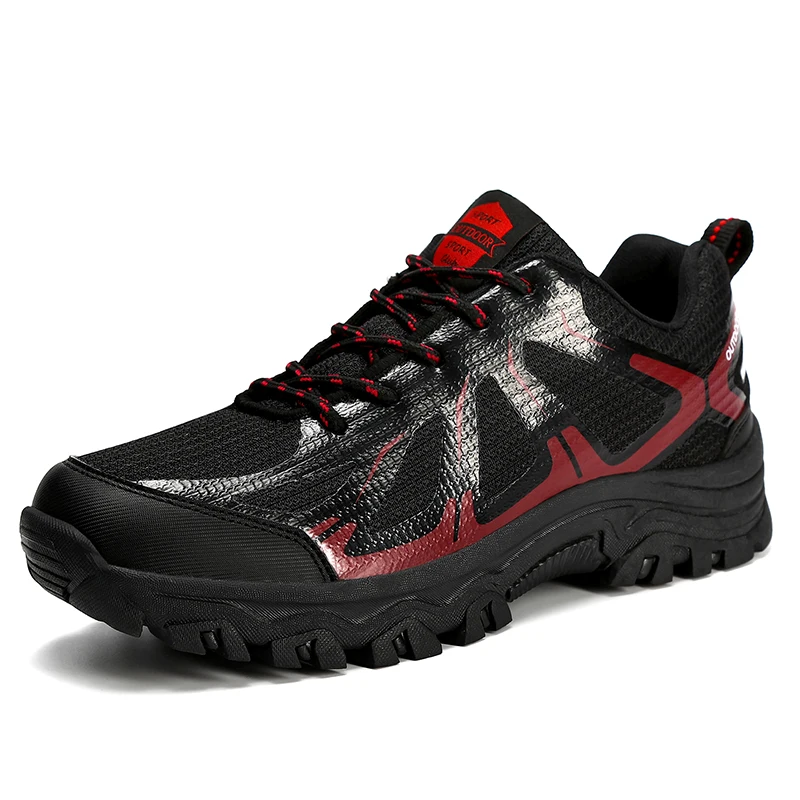 

Hot Sale Hiking Shoes Men Breathable Mesh Sport Camping Climbing Trekking Shoes Men Tactical Tiking Shoes Men Hiking Sneakers
