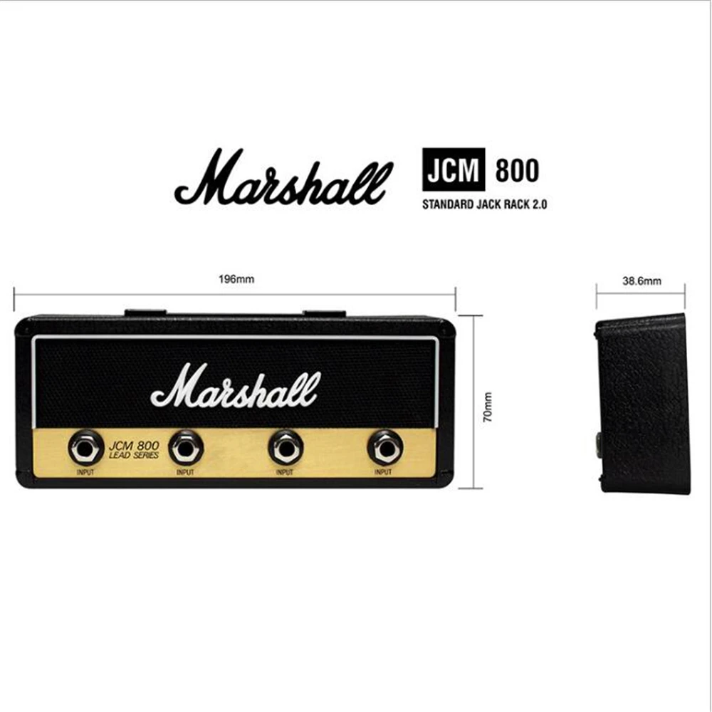 Винтажный усилитель для гитары, держатель для ключей, стойка 2,0 Marshall JCM800 Marshall, ключница для гитары, украшение для дома