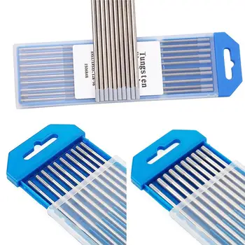 

10 Pack TIG Welding Tungsten Electrodes 2% Lanthanated/Ceriated/Thoriated with Diameter 1/16" 3/32" 1/8" for TIG welding