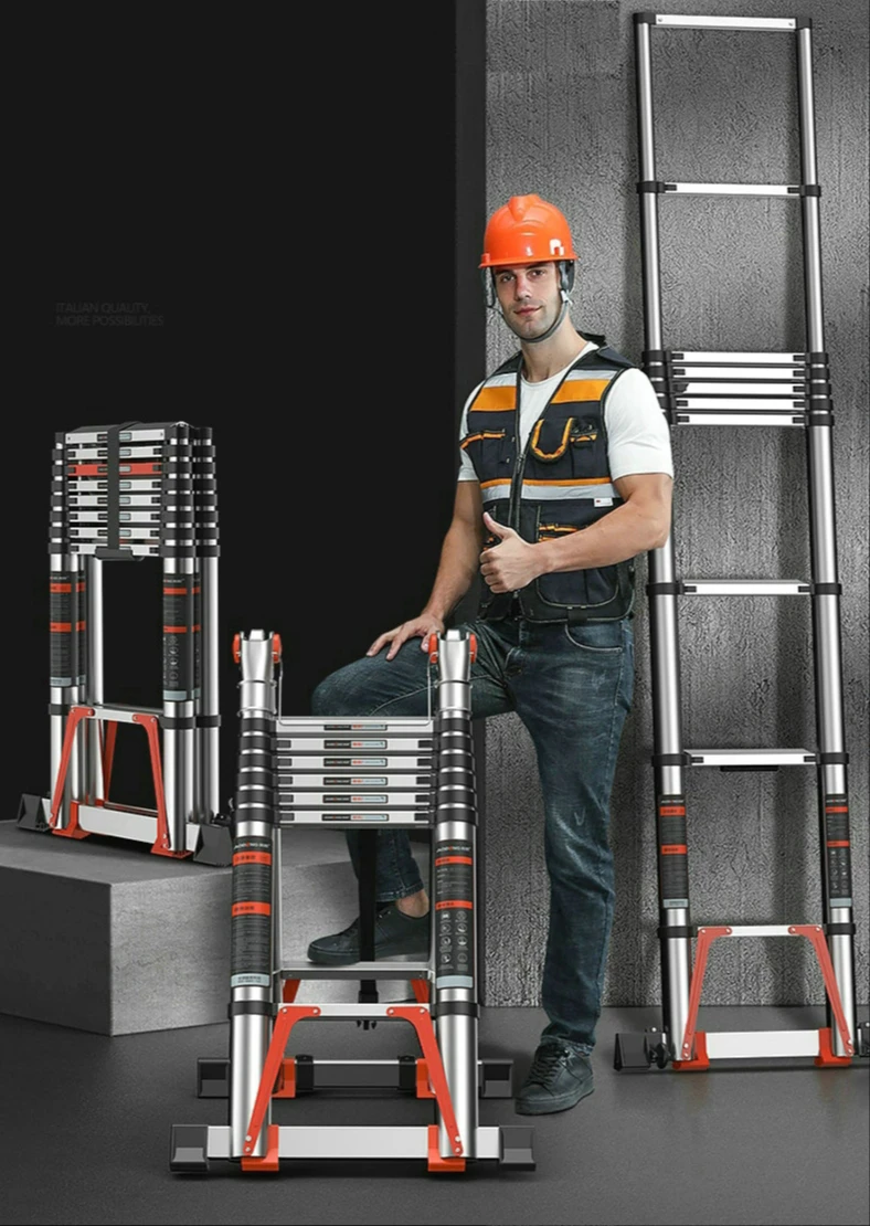 kidde smoke detector Hot 1.6M+1.6M Herringbone Ladder Multifunctional Folding Ladder 3.2M Straight Ladder Project Ladder Telescopic Ladder Anti-Slide heat alarm