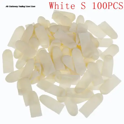 Multifunctional Fingertips Gloves Latex Rubber Finger Covers Protective Antislip Anti-static Protector