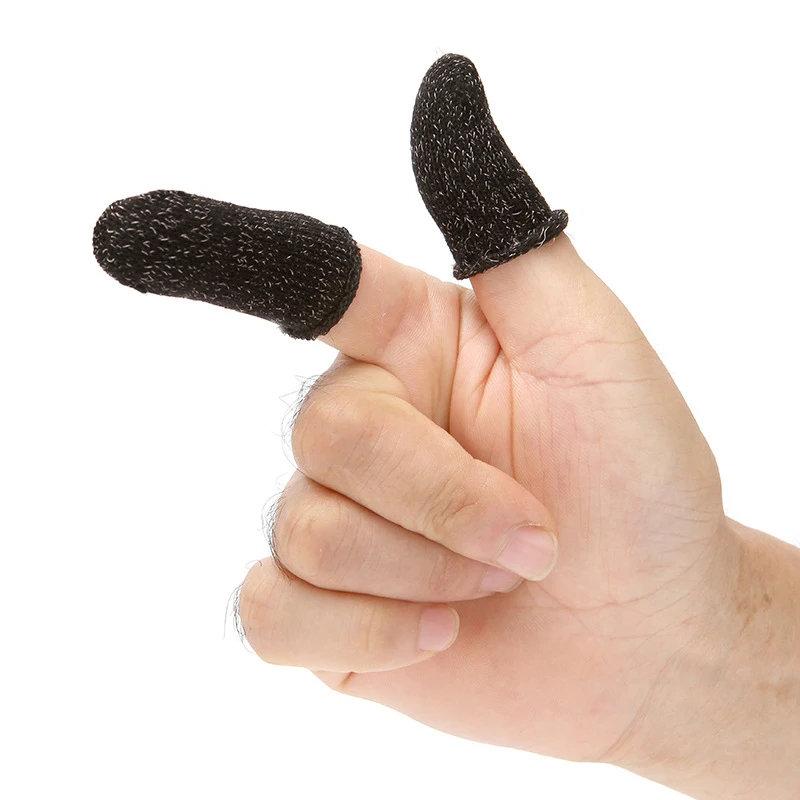 Oyun denetleyicisi mobil parmak kol ter geçirmez oyun parmak eldiven hassas  cep dokunmatik ekran nefes çizilmez _ - AliExpress Mobile