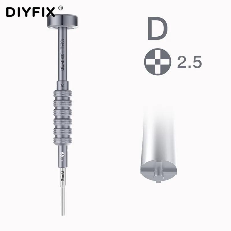 Screwdriver D Qianli 5 в 1 Набор прецизионных отверток для iPhone X/8 серии 3D пакетных головок телефона компьютера ремонт разборки болтов отвертки - Цвет: Screwdriver D