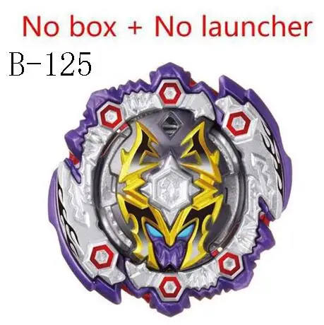 Bayblade 28 Stlyes волчок Beyblade Burst с металлическим пластиком Fusion 4D Подарочные игрушки для детей B129 B130 B128 B127 B122 - Цвет: B125  No launcher