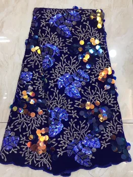 

African Dry Lace Fabric Fashion Nigerian Cotton Swiss Voile Lace In Switzerland 2019 High Quality Lace Material