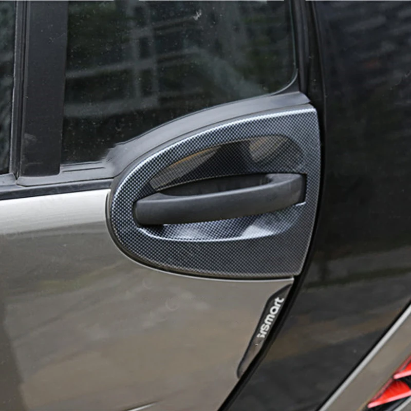

Car styling outer door bowl ABS plastic protective shell For Mercedes Smart 451 Fortwo 2008-2014 Modified Accessories
