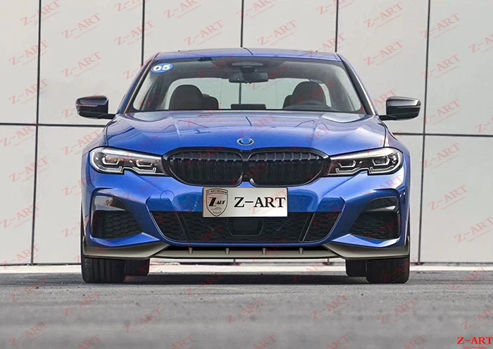 Оригинальная передняя губа из углеродного волокна для BMW серии G20 3 передний