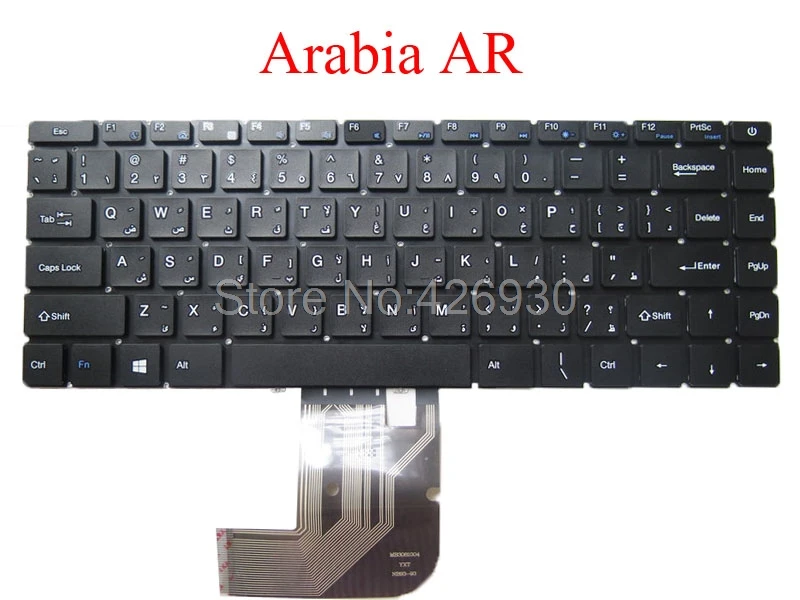 Arabia AR Ноутбук US SP UK AR LA KR SW клавиатура для chuwi Lapbook SE CWI528 CWI547 13,3 MB3081004 YXT-NB93-93 испанская аравийская латинская Новинка - Цвет: Arabia AR