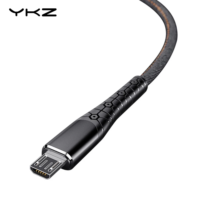 

YKZ Micro USB Charging Cable for Xiaomi Note 2A Fast Charger Denim Mobile Phone USB Cable for Samsung S7 Huawei Android USB Cord