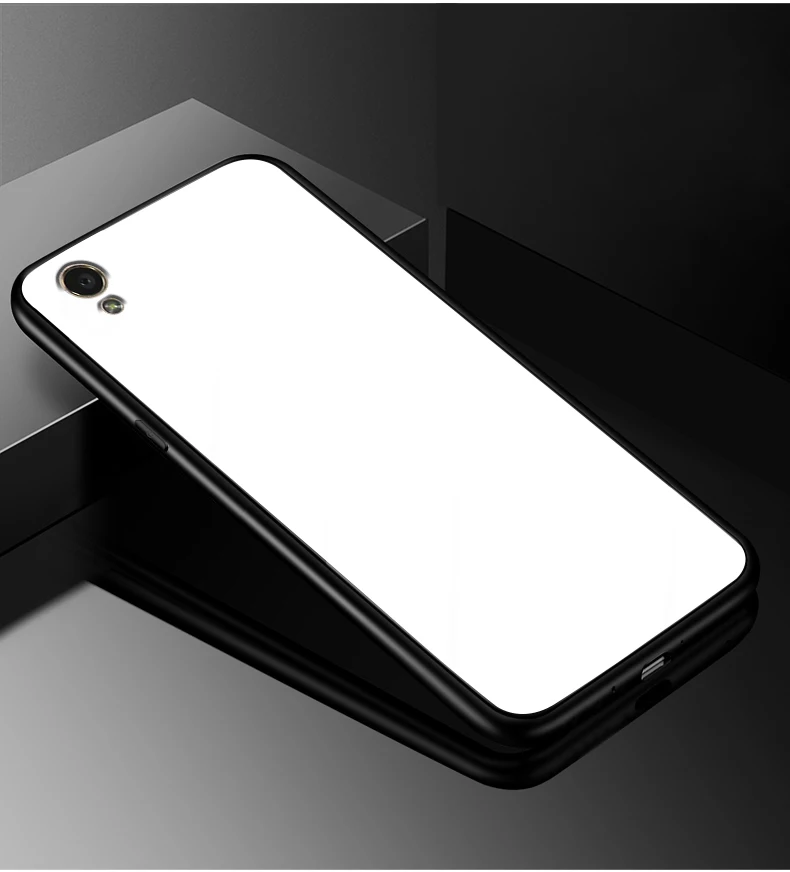Для OPPO A37 чехол PC пластик+ стекло чехол для телефона черный ТПУ бампер чехол для OPPO A37 A 37 A37M A37F OPPOA37 полная защитная крышка