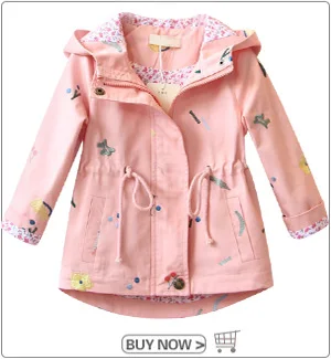 Весенне-осенние повседневные куртки из ворсистого флиса для девочек; Верхняя одежда с капюшоном; модная детская одежда ярких цветов с принтом; милое пальто для девочек