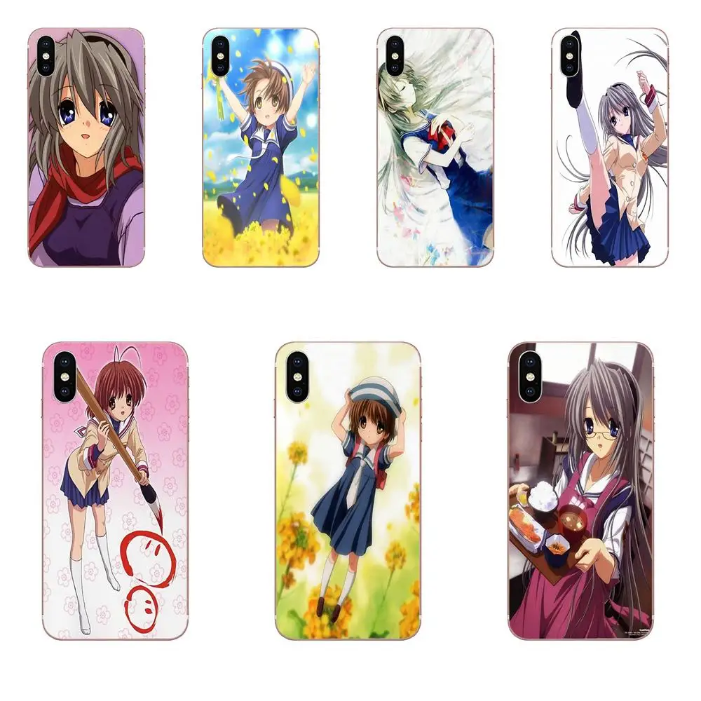 Мягкие чехлы для Huawei Honor 4C 5A 5C 5X 6 6A 6X 7 7A 7C 7X 8 8C 8S 9 10 10i 20 20i Lite Pro Clannad Tomoyo Sakagami Anime |