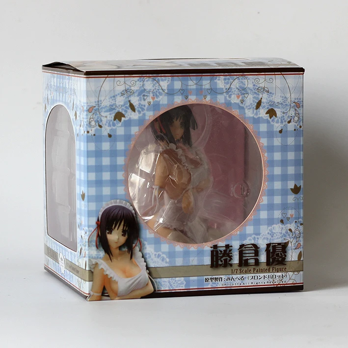 1/7 аниме фигурка принцессы Lover Orchid Seed Tengcangyou сексуальная девушка Fujikura Yuu белый фартук Ver 14 см ПВХ Коллекционная кукла - Цвет: with original box