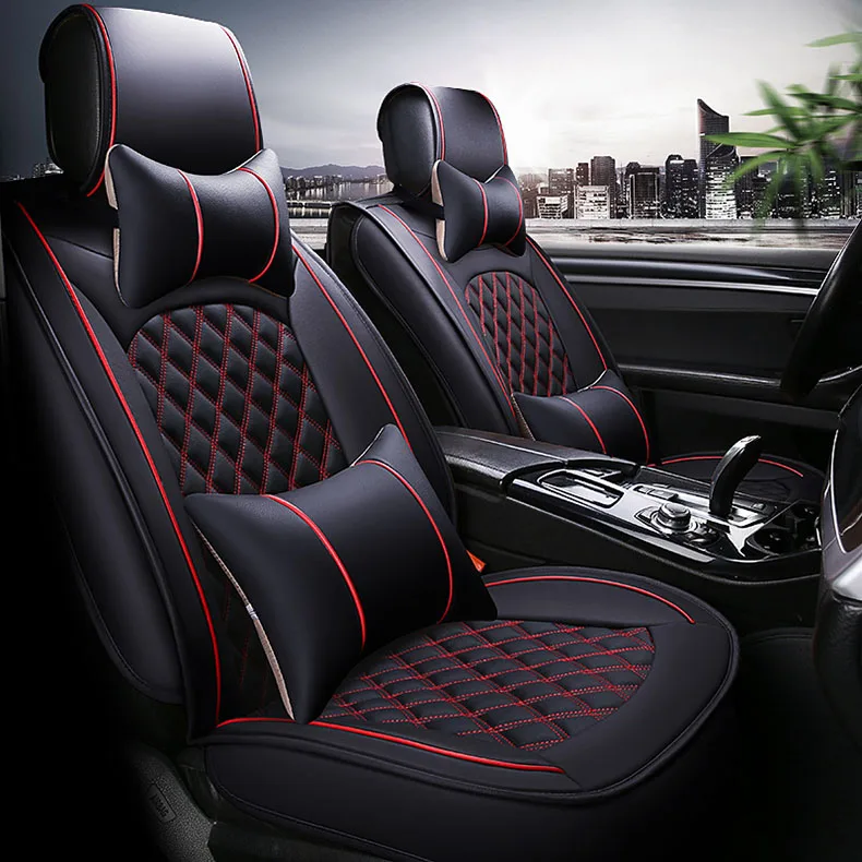 Универсальные чехлы для автомобильных сидений из искусственной кожи Skoda Octavia Fabia